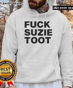 Stylish Nice Fuck Suzie Toot Hoodie displayed on a hanger, featuring vibrant colors and trendy design for casual wear.