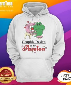 Stylish Tom Bingham hoodie featuring 'Nice Graphic Design Is My Passion' text, perfect for design enthusiasts.
