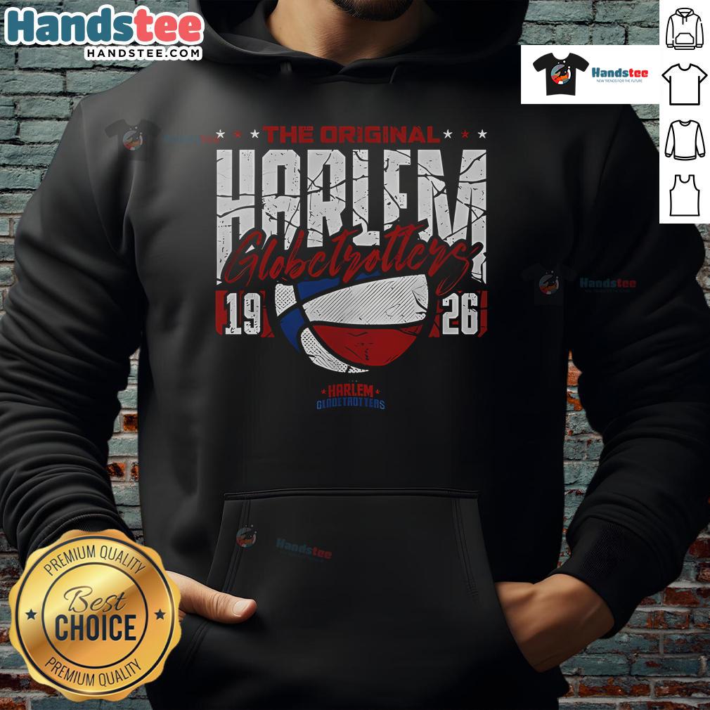 Nice Harlem Globetrotters Cracked Font 1926 Hoodie Harlem Globetrotters Cracked Font 1926 Hoodie featuring vintage design and vibrant colors, perfect for basketball fans.