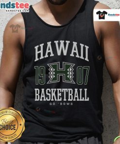 Stylish Nice Hawaii Rainbow Warriors basketball tank top featuring vibrant colors and team logo for fans and athletes.