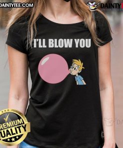 Nice Ill Blow You Balloon Ladies Tee featuring a fun graphic design, perfect for casual wear and balloon enthusiasts.
