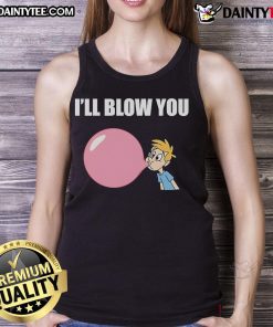 Colorful Nice Ill Blow You Balloon Tank Top featuring vibrant balloon graphics, perfect for casual summer wear.