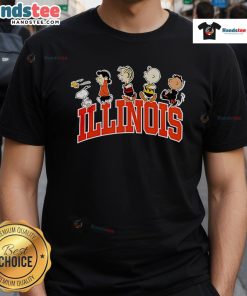 Nice Illinois Arch Snoopy T-Shirt featuring a colorful design of Snoopy under the iconic Illinois arch.