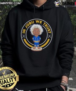 Nice In Jobu We Trust Louis Hockey Hoodie featuring a stylish design ideal for hockey fans and casual wear.