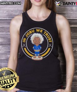 Nice In Jobu We Trust Louis hockey tank top featuring a bold graphic design, perfect for sports fans and summer wear.
