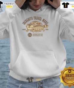 Stylish Nice Incognito Travel Mode Hoodie in a cozy setting, perfect for travel and casual outings.