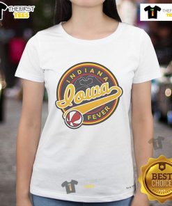 Nice Indiana Fever Iowa ladies tee featuring vibrant team colors and logo, perfect for fans and casual wear.