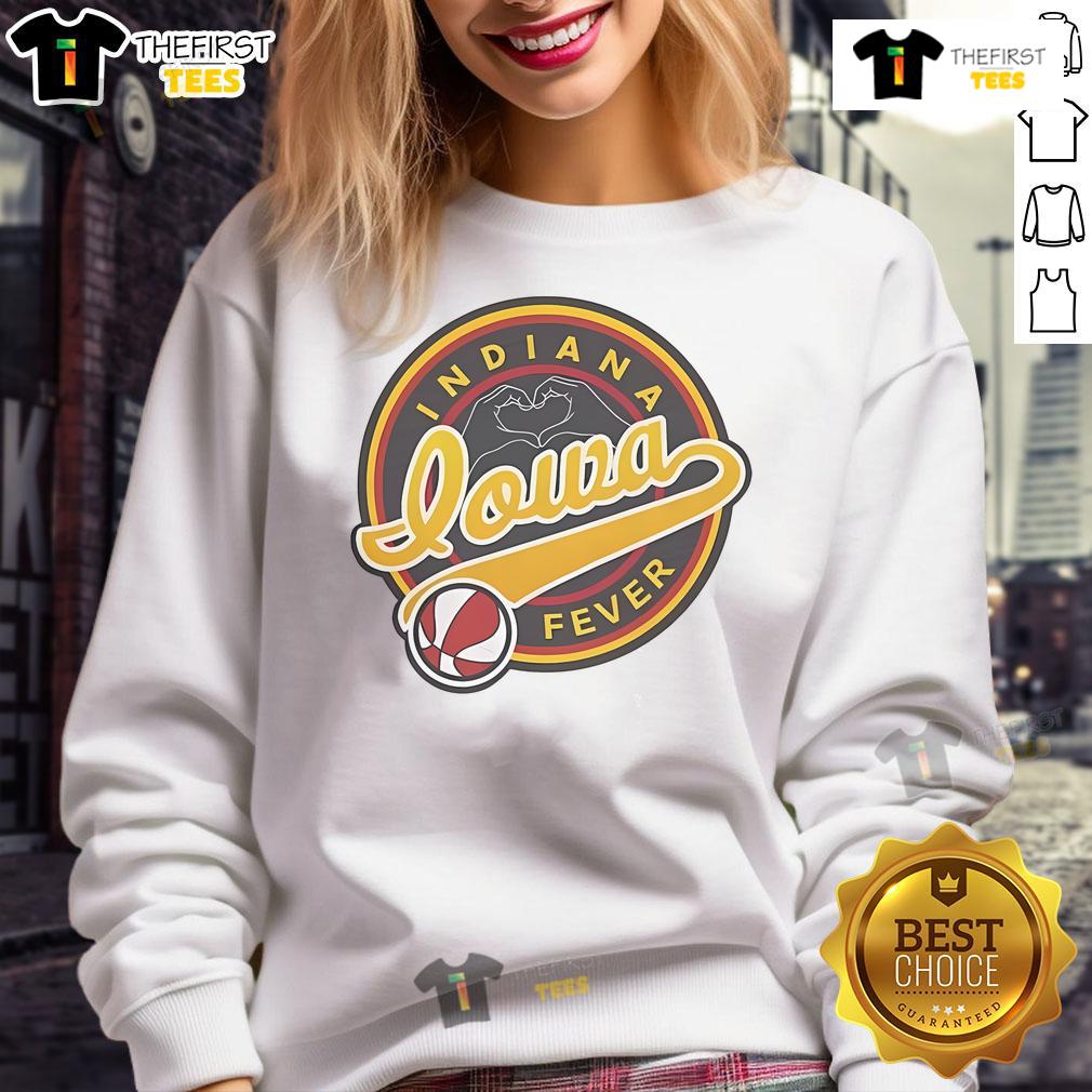 Nice Indiana Fever Iowa Sweatshirt Nice Indiana Fever Iowa sweatshirt featuring team colors and logo, perfect for fans and casual wear.
