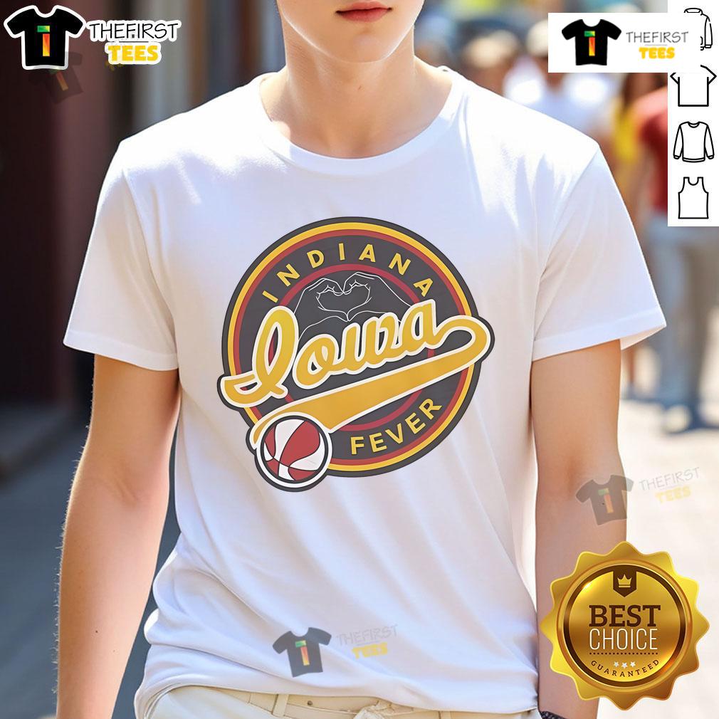 Nice Indiana Fever Iowa T Shirt Alt Text: Nice Indiana Fever Iowa T-Shirt featuring vibrant colors and team logo, perfect for fans and casual wear.