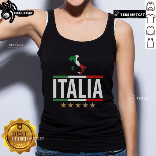 Nice Italia Italy Soccer Football Champions Tank Top featuring vibrant colors and logo, perfect for fans and casual wear.