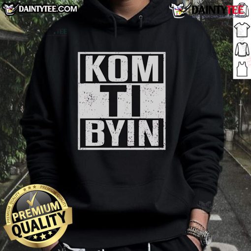 Cozy Nice-Kaj-Kom-Ti-Byn hoodie in a stylish design, perfect for casual wear and comfort.