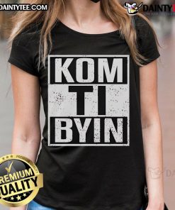 Alt Text: Nice Kaj Kom Ti Byn Ladies Tee featuring a stylish design, perfect for casual wear and trendy outfits.