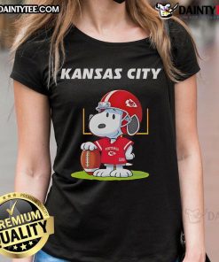 2025 Kansas City Chiefs x Peanuts Day ladies tee featuring vibrant graphics, perfect for fans and casual wear.