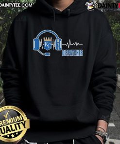 Nice Kansas City Royals Dispatcher Heartbeat Hoodie featuring vibrant team colors and stylish design for fans.