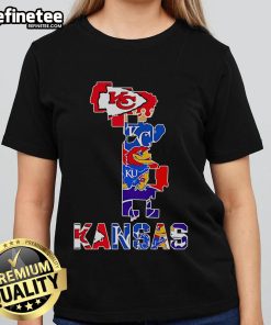 Stylish Nice Kansas State Sports Map Ladies Tee featuring vibrant team colors and a unique design for fans.