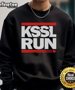 Nice KSSL Run Fly This Way Sweatshirt in soft fabric, perfect for casual wear and fitness enthusiasts.