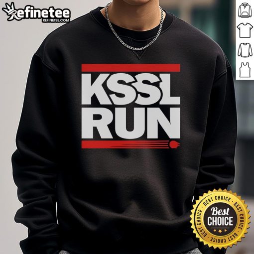 Nice KSSL Run Fly This Way Sweatshirt in soft fabric, perfect for casual wear and fitness enthusiasts.
