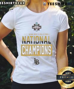 2025 NCAA Men's Volleyball National Champions Long Beach State Ladies Tee showcasing team pride and victory.