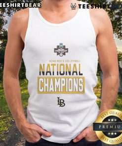 Nice Long Beach State NCAA Men's Volleyball 2025 National Champions tank top featuring team colors and logo.