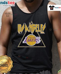 Stylish Nice Los Angeles Lakers Angus Tank Top featuring bold team graphics, perfect for game day and casual wear.