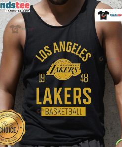 Nice Los Angeles Lakers basketball tank top from Sportiqe, featuring a stylish design perfect for fans and sports enthusiasts.