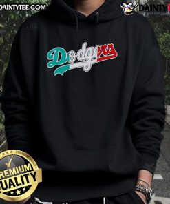 Nice Mexican Heritage Los Angeles Dodgers hoodie featuring vibrant colors and traditional patterns, perfect for fans.