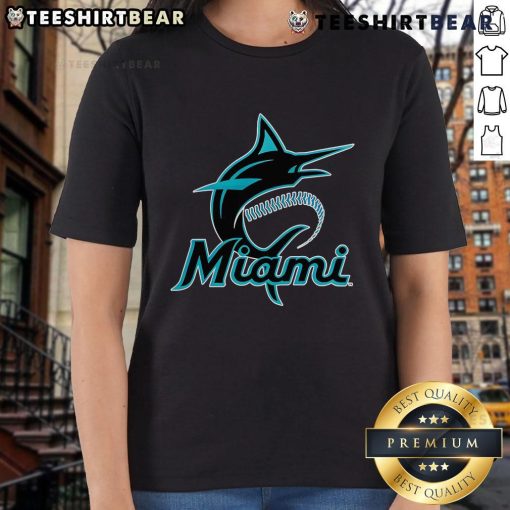 Nice Miami Marlins Jesus Won ladies tee showcasing vibrant team colors and stylish design for fans.