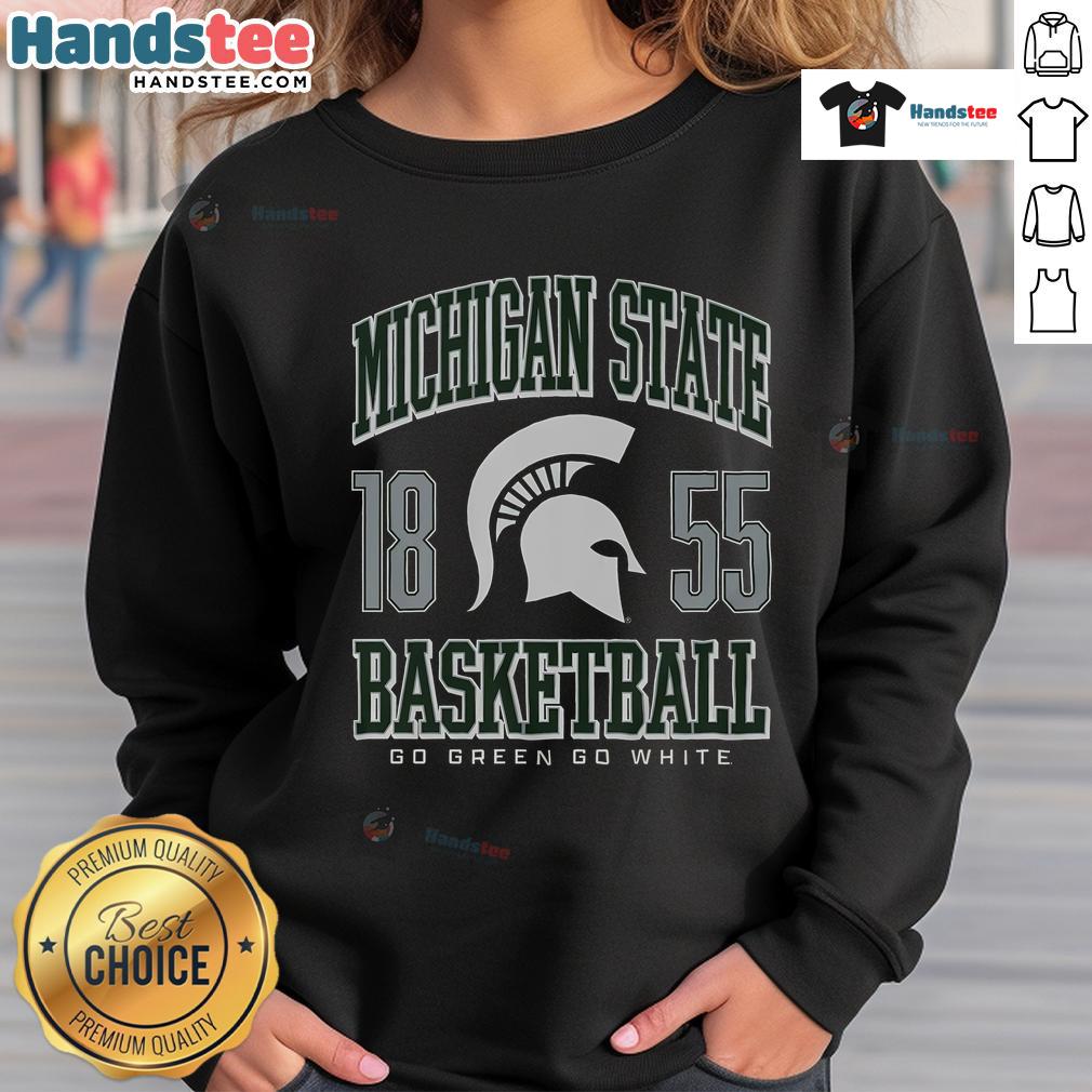 Nice Michigan State Spartans Basketball Sweatshirt Nice Michigan State Spartans basketball sweatshirt featuring team logo and sporty design, perfect for fans.