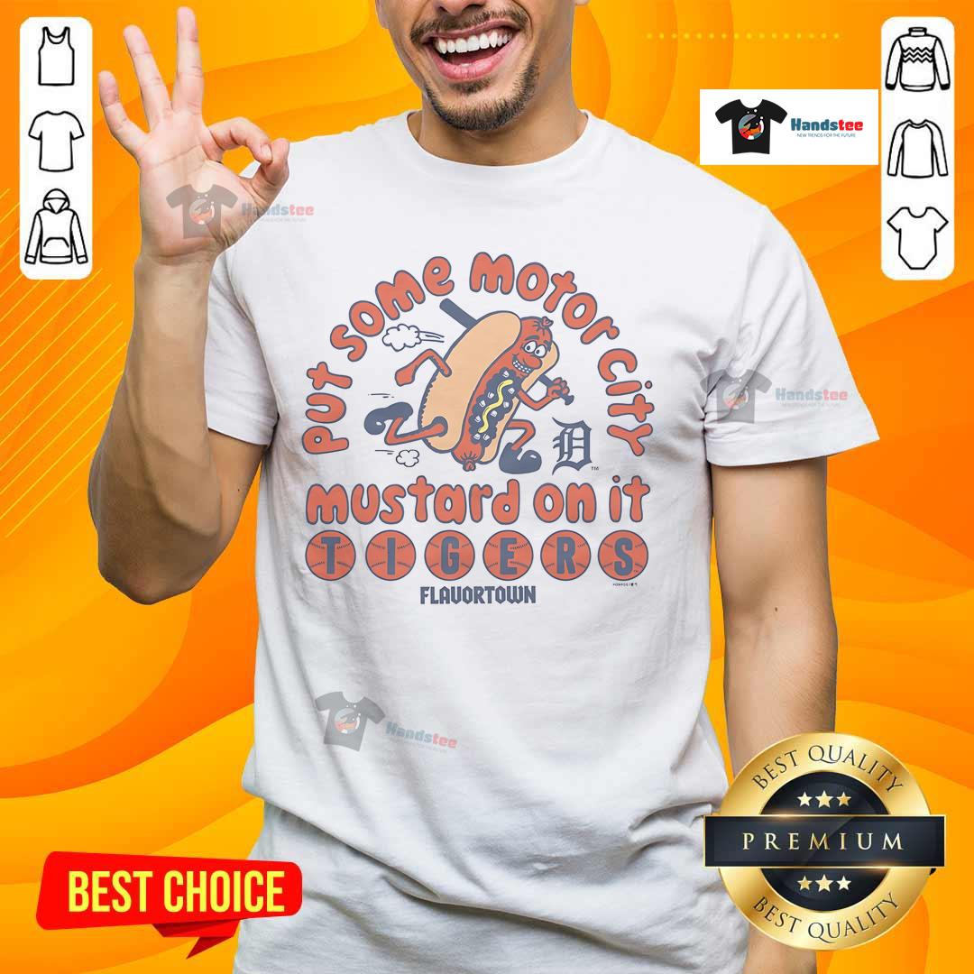 Nice Mlb X Flavortown Detroit Tigers T Shirt Nice MLB x Flavortown Detroit Tigers T-Shirt featuring vibrant team colors and a stylish design for fans.