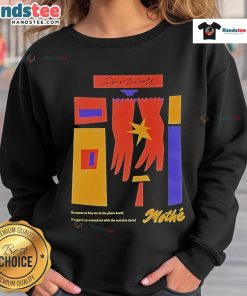 Colorful abstract design on Nice Mothe Photobooth sweatshirt, perfect for stylish and unique fashion lovers.