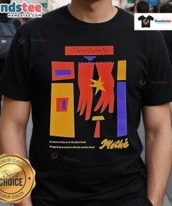 Stylish Nice Moth Photobooth Abstract T-Shirt featuring vibrant colors and unique design for a trendy look.