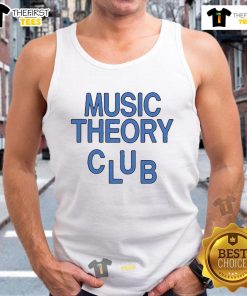 Alt Text: Stylish Nice Music Theory Club tank top featuring a creative design, perfect for music lovers and theory enthusiasts.