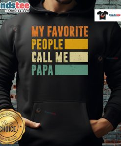 Nice My Favorite People Call Me Papa hoodie in navy blue, perfect gift for grandfathers and family gatherings.