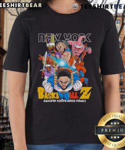 Nice New York Basketball Eastern Conference Finals Dragon Ball ladies tee featuring vibrant graphics and a stylish design.