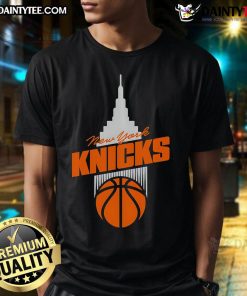 Alt Text: Nice New York Knicks Eastern Conference Final Logo T-Shirt featuring team colors and logo, perfect for fans.