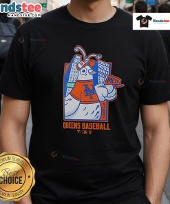 Nice New York Mets Pigeon Queens Baseball T-Shirt featuring vibrant graphics and a comfortable fit for fans.