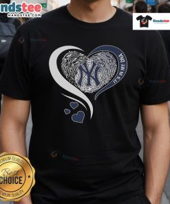 Nice New York Yankees 'It In My DNA' heart 2025 T-shirt featuring team colors and logo, perfect for fans and collectors.