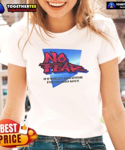 Womens tee featuring the quote 'No Fear, Just Attitude' for a confident and stylish look. Perfect for casual wear.