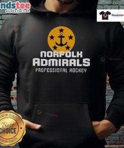 Nice Norfolk Admirals 2025 ECHL Kelly Cup Playoffs hoodie, featuring team logo and vibrant colors for fans.