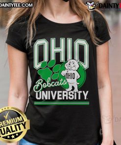 Nice Ohio University Rufus Ladies Tee featuring a stylish design with the Ohio University mascot, perfect for fans.