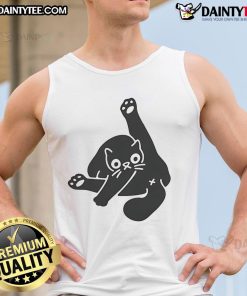 Funny Nice Ok Super Day Cat Butt Tank Top featuring a playful cat design, perfect for cat lovers and casual wear.
