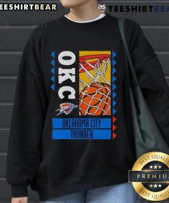 2025 Nice Oklahoma City Thunder Basketball Ballin Sweatshirt featuring team colors and logo for fans and athletes.