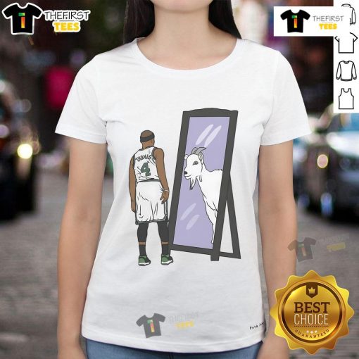 Nice Original Isaiah Thomas Mirror Goat Ladies Tee featuring vibrant graphics and a stylish design for fans.