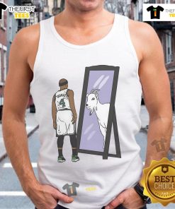 Alt Text: Stylish Nice Original Isaiah Thomas Mirror Goat Tank Top featuring a unique design for basketball fans and fashion lovers.