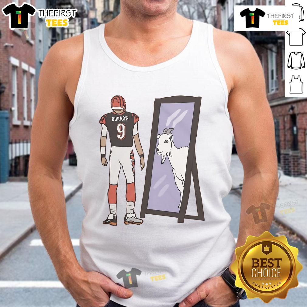 Nice Original Joe Burrow Mirror Goat Cincinnati Football Tank Top Nice Original Joe Burrow Mirror GOAT Cincinnati Football Tank Top featuring bold graphics and a stylish design for fans.