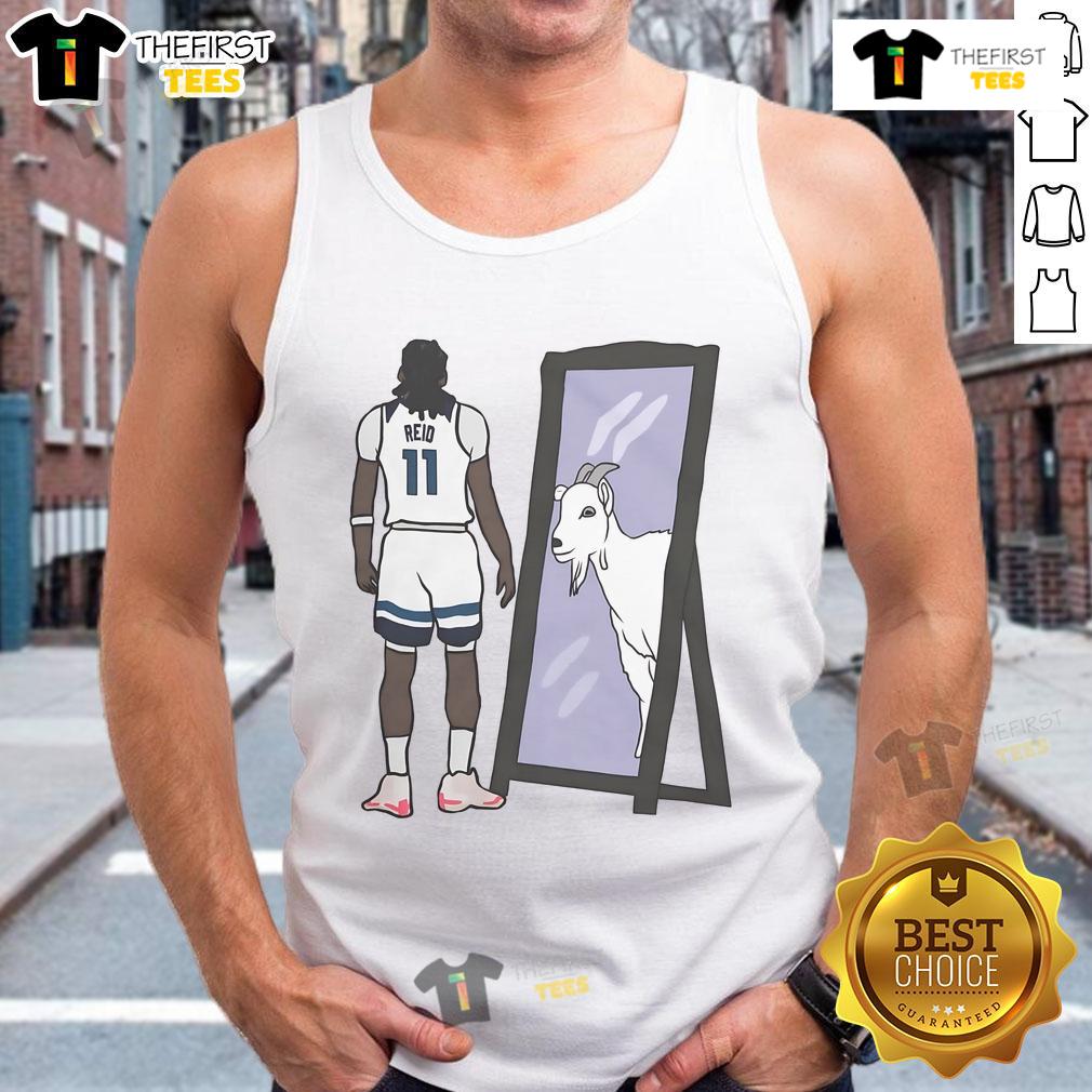 Nice Original Naz Reid Mirror Goat Minnesota Tank Top Alt Text: Nice Original Naz Reid Mirror Goat Minnesota Tank Top featuring vibrant colors and sporty design for fans.