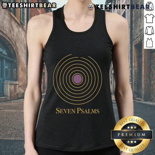 Nice Paul Simon Seven Psalms tank top featuring a stylish design, perfect for fans of the iconic musician.