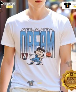 Nice Peanuts Lucy X Atlanta Dream T-Shirt featuring vibrant graphics and a stylish design perfect for fans.