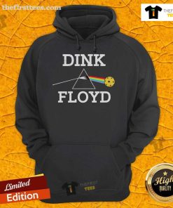 Cool 'Nice Pickleball Dink Floyd' hoodie design featuring vibrant colors and a playful pickleball graphic.