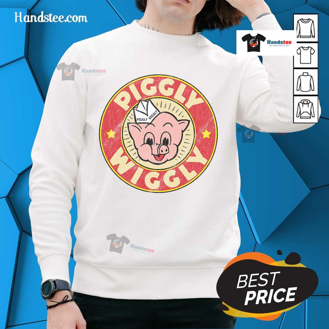 Nice Piggly Wiggly Vintage Retro Sweatshirt Vintage retro Piggly Wiggly sweatshirt featuring colorful graphics and a cozy design, perfect for nostalgic fashion lovers.